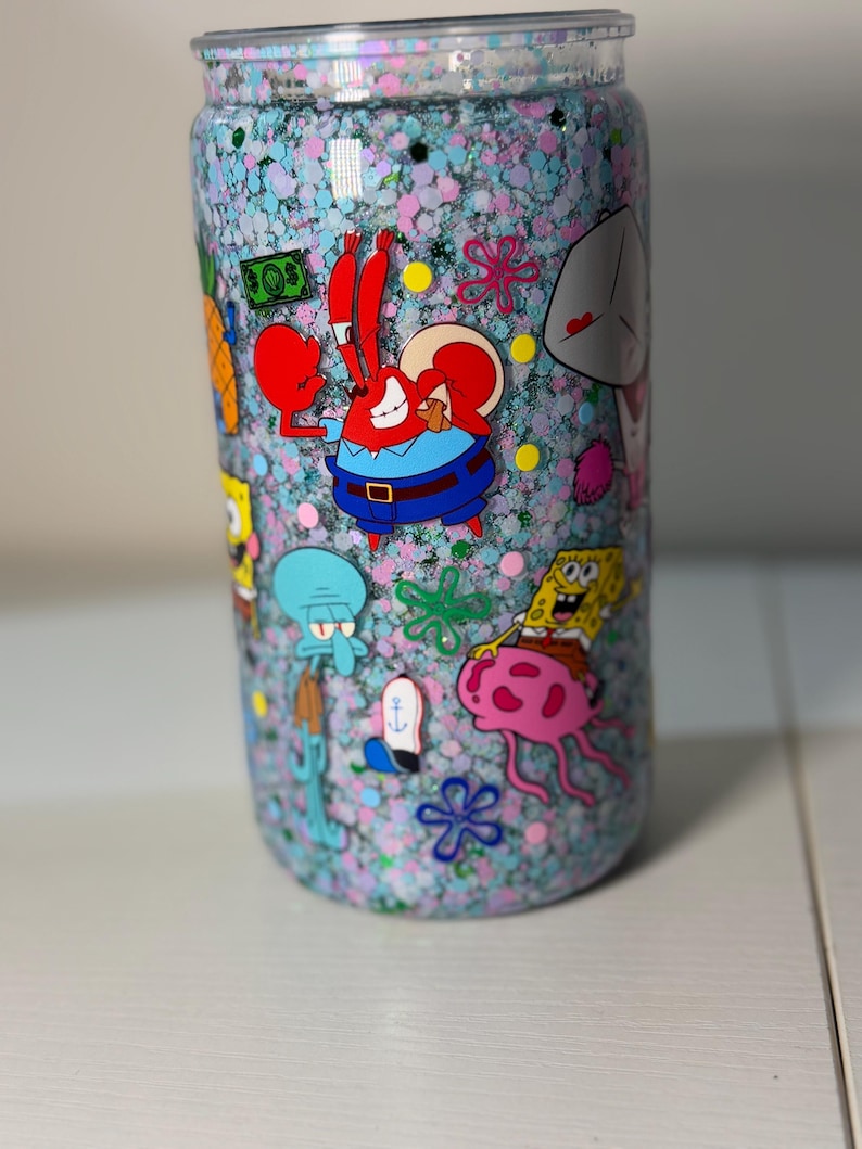 Spongebob Snow Globe Cup - Etsy