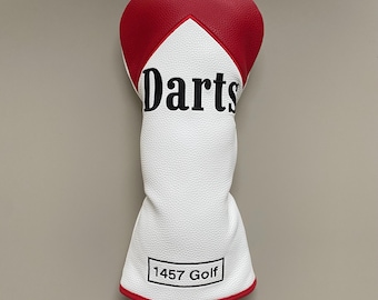 Marlboro-style Golf Driver Headcover - “Darts”
