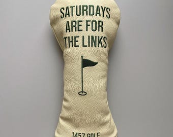 Saturdays Are For The Links Golf Driver Headcover