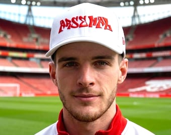 Arsenal Gunners Embroidered Snapback Hat, Football Fan Cap, Adjustable Flat Brim