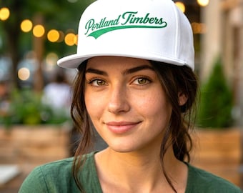 Portland Timbers Snapback Hat, Embroidered Soccer Cap