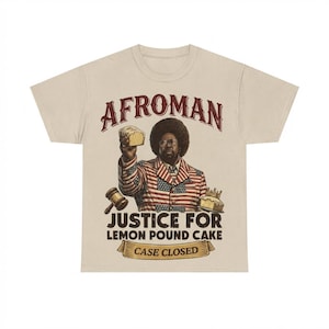 Camiseta Afroman de color cómodo, camiseta con meme de pastel de limón, camiseta gráfica de rap vintage, sudadera, sudadera con capucha