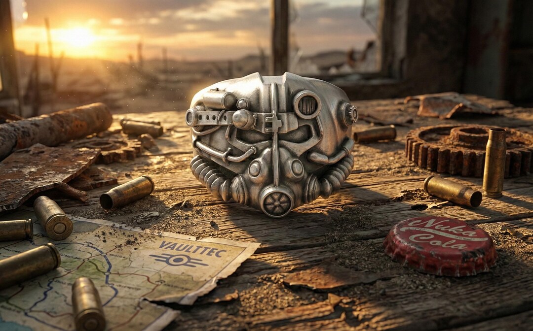 Fallout Gas Mask Ring: Unique Post-apocalyptic 925 Sterling Silver ...