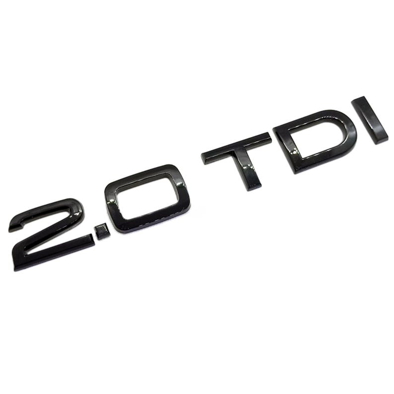 2.0TDI Rear Trunk Emblem Sticker Badge Glossy Black Engine Version - Etsy