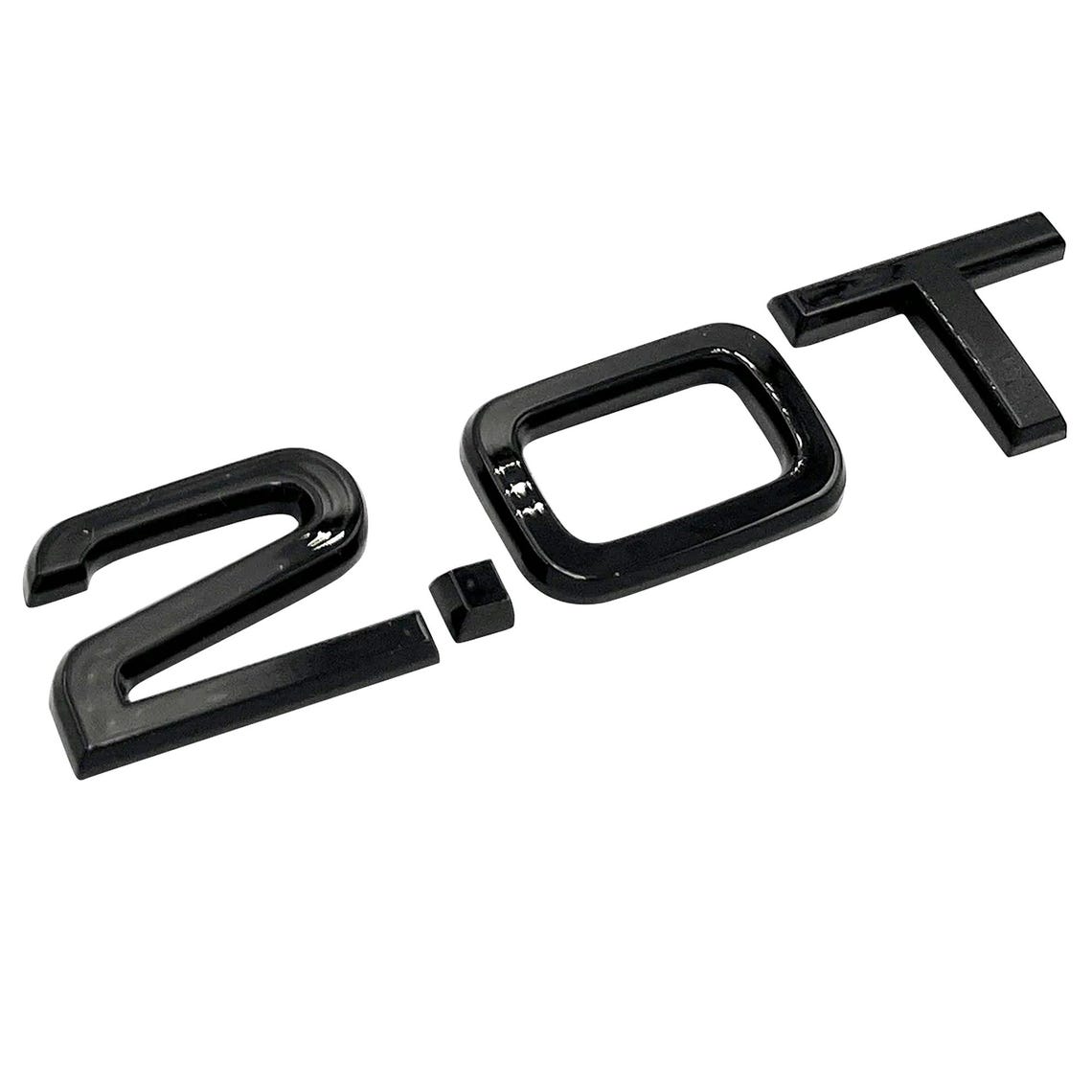 2.0T Rear Trunk Emblem Sticker Badge Glossy Black Engine Version - Etsy