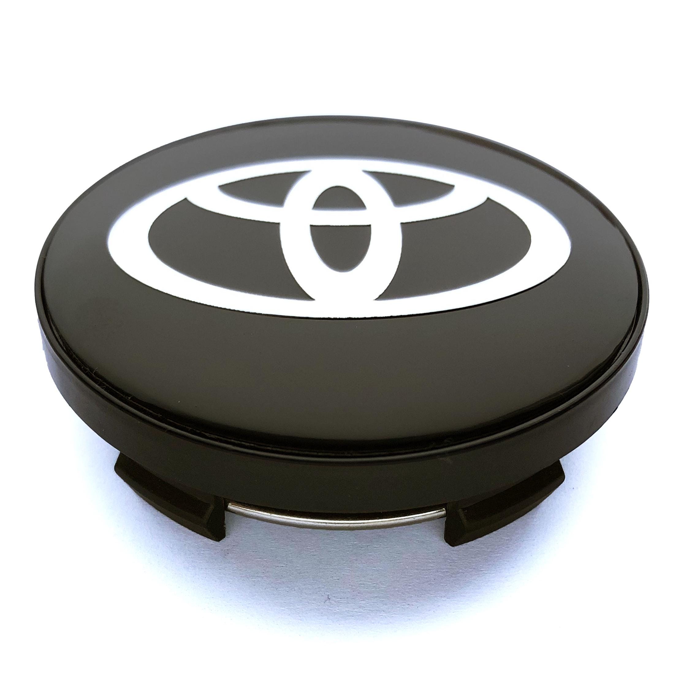 CIRCLE CIRCLE x Ryuambe キャップ 59mm / 54mm 4x Black Chrome Wheel Center Caps - Camry Corolla RAV4