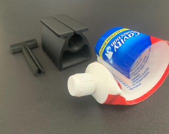 Ergonomic Toothpaste Squeezer – Key Handle Tube Roller & Holder