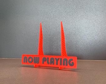 Now Playing Vinyl Record Stand - Collapsible LP and CD Display Stand