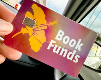 Hawaii Library Card Cover | Hawaii Card Skin | Book Funds Card Skin | Holographic Card Skin | Debit/Credit Card skin