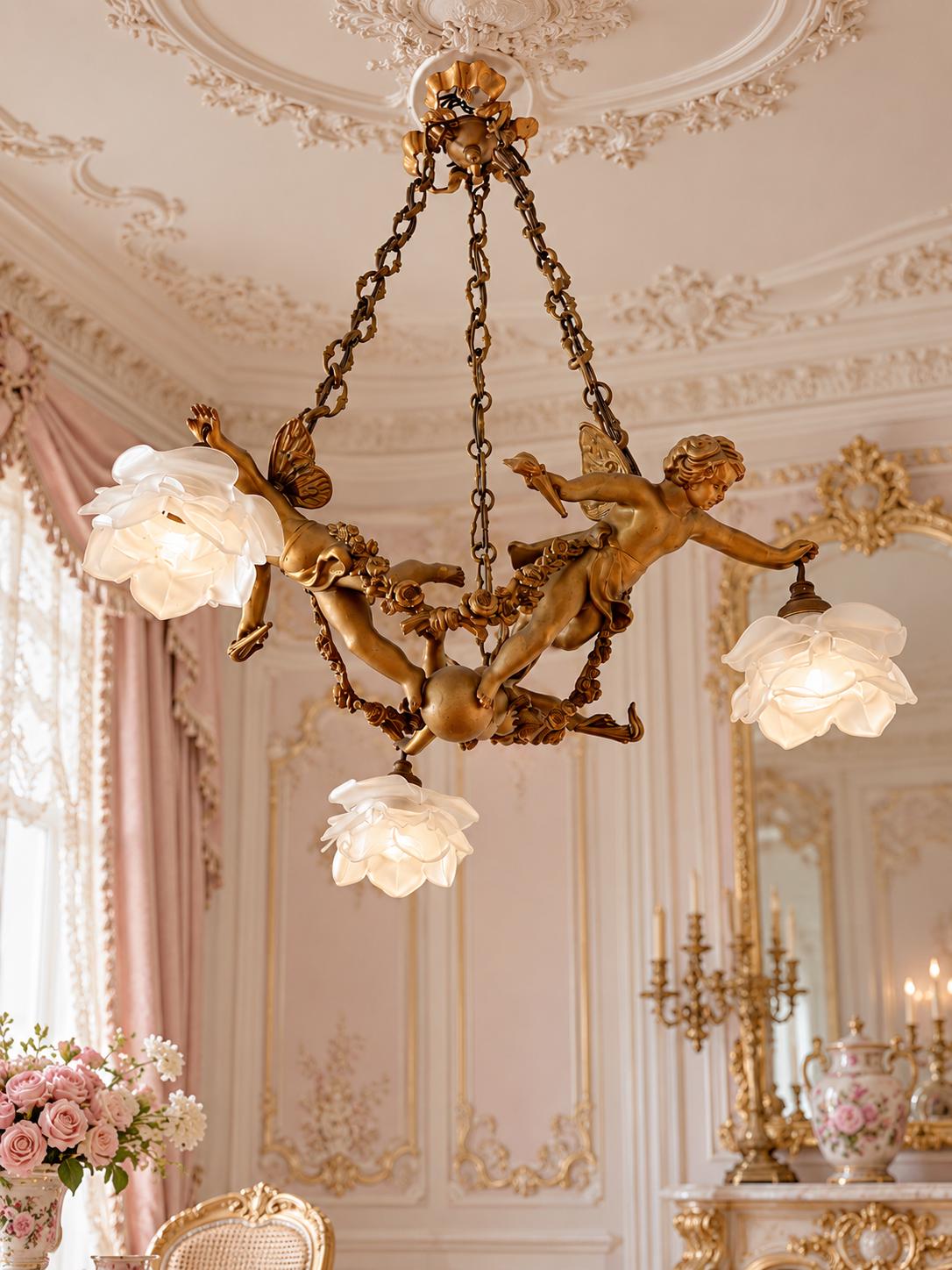 Vintage industrial chandelier - Etsy 日本