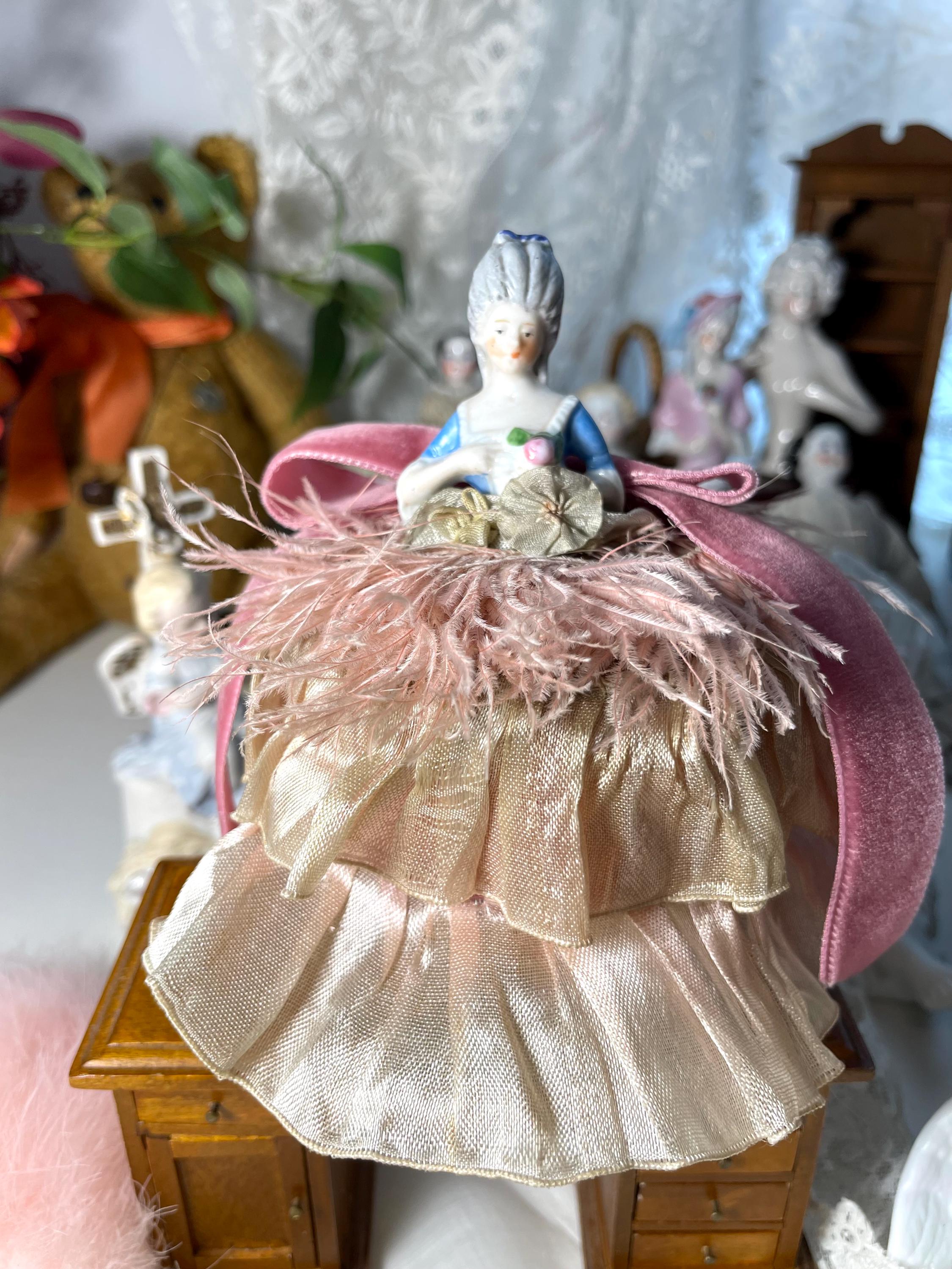 Ref: 2284 Antique Powder Box Bisque Doll - Etsy