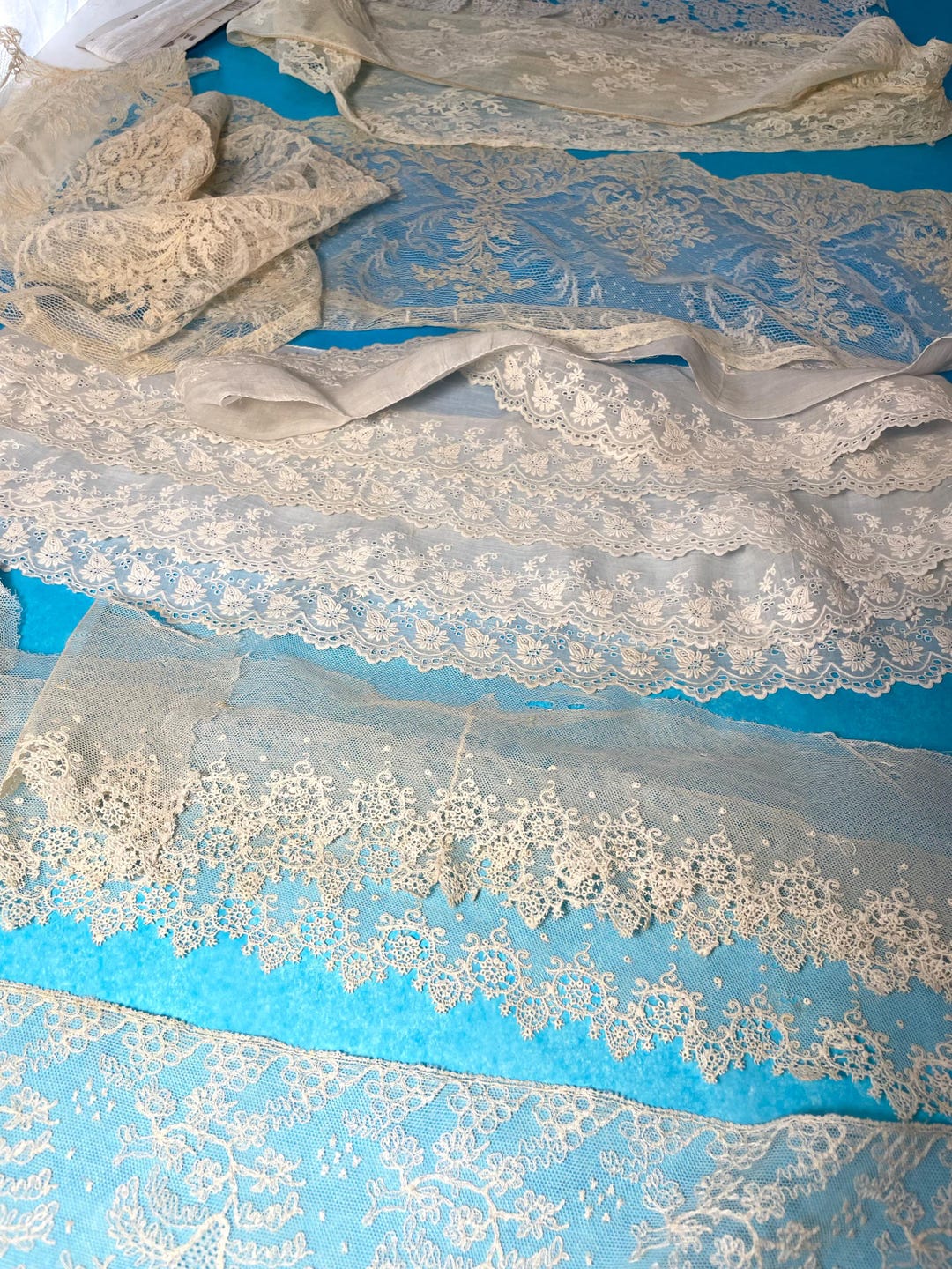 3 Types of Antique Lace - Etsy