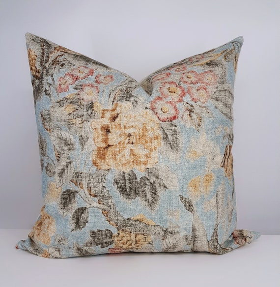 Vintage floral pillow hotsell