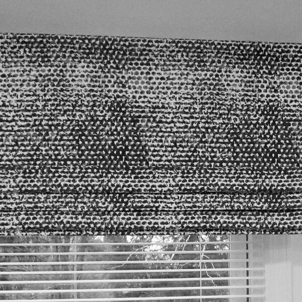 Black Roman Shades Etsy