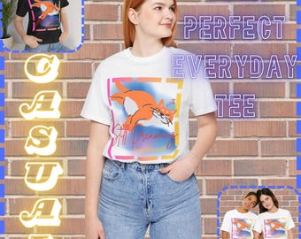 Graphic T-Shirt for Women - Printed Tee - Cotton Casual Streetwear