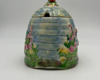 Royal Winton Lavender Beehive-Shaped Honey pot from the 30's