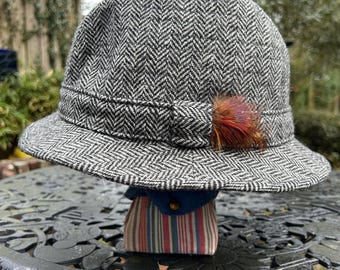 Vintage 90s Burberrys Flat Cap Hat Classic Nova Check Pure Wool