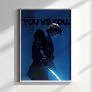Star Wars アナキン・スカイウォーカー アートポスター Anakin skywalker poster - Etsy 日本