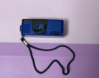 Sakar Mini Shot 110 Film Camera Blue Focus Free Vintage New In Box