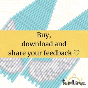 Puede incluir: Dise&ntilde;o abstracto con un patr&oacute;n de formas celeste y grises. La imagen incluye el texto "Buy, download and share your feedback" sobre un fondo amarillo. El logo de "Sualina" est&aacute; en la esquina inferior derecha.