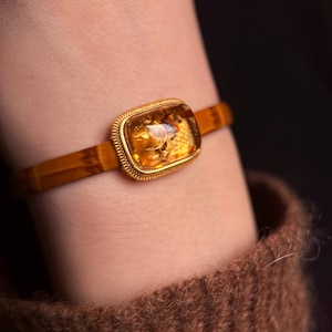 925 zilver vergulde armband met natuurlijke bloem amberkleurige handgesneden amberkleurige boeddha boeddha voor spirituele bescherming