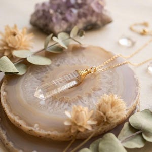 Lemurian quartz pendent - Etsy 日本