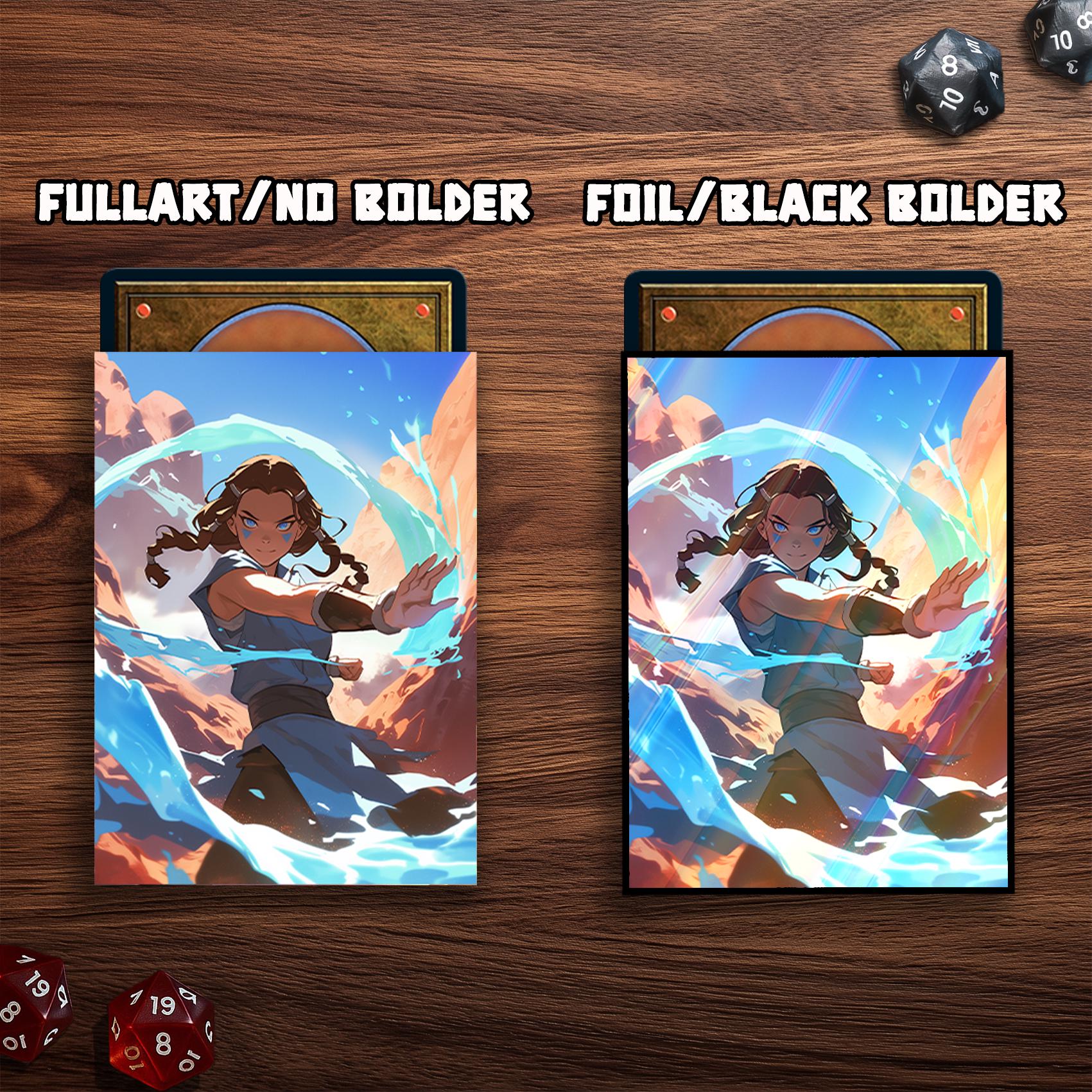 Katara Waterbending Card Sleeves: Standard TCG Size,3.6