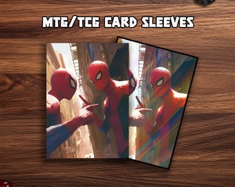 Spider-man Matte Card Sleeves | TCG, MTG, Anime - Etsy