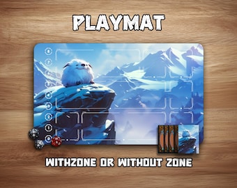 Riftbound Playmat | Lonely Poro | 24"x 14"| Withzone| LOL TCG Game Mat
