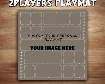 Custom Riftbound 2 Players Playmat | 24"x 24"| Withzone | LOL TCG Game Mat