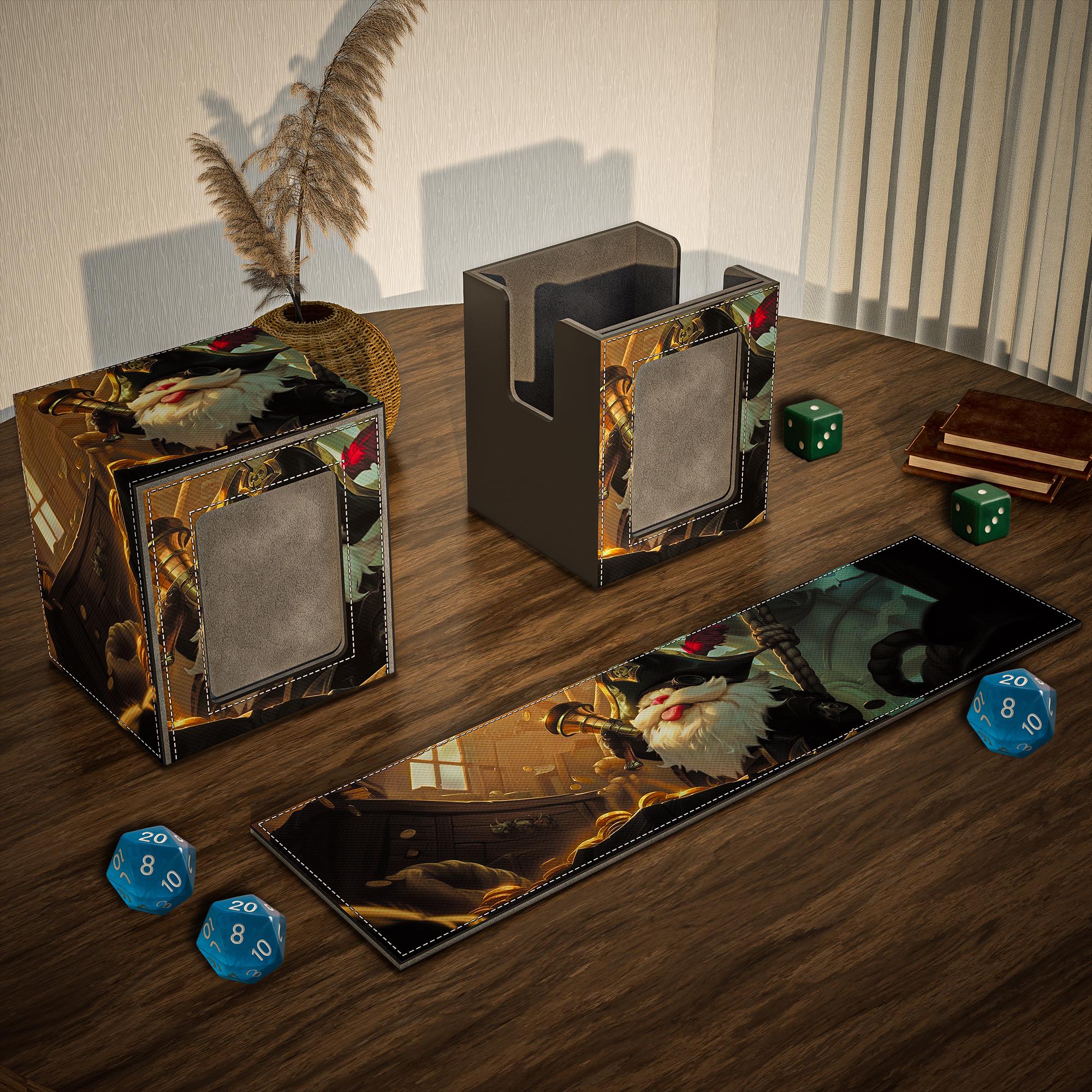 Riftbound Deck Box With Commander Display | Pirate-themed Poro