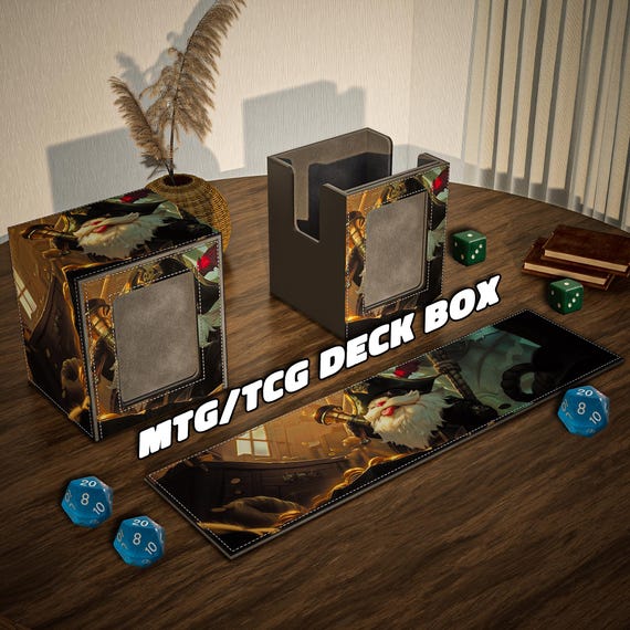 リモージュボックス　バゲージカート Riftbound Deck Box With Commander Display | Pirate-themed Poro