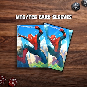 Spider-man Card Sleeves: MTG, TCG Standard Size,3.6"x2.6" - Etsy
