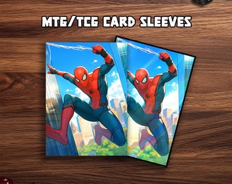 Spider-man Card Sleeves: MTG, TCG Standard Size,3.6"x2.6" - Etsy Spider-man Card Sleeves: MTG, TCG Standard Size,3.6"x2.6" - Etsy