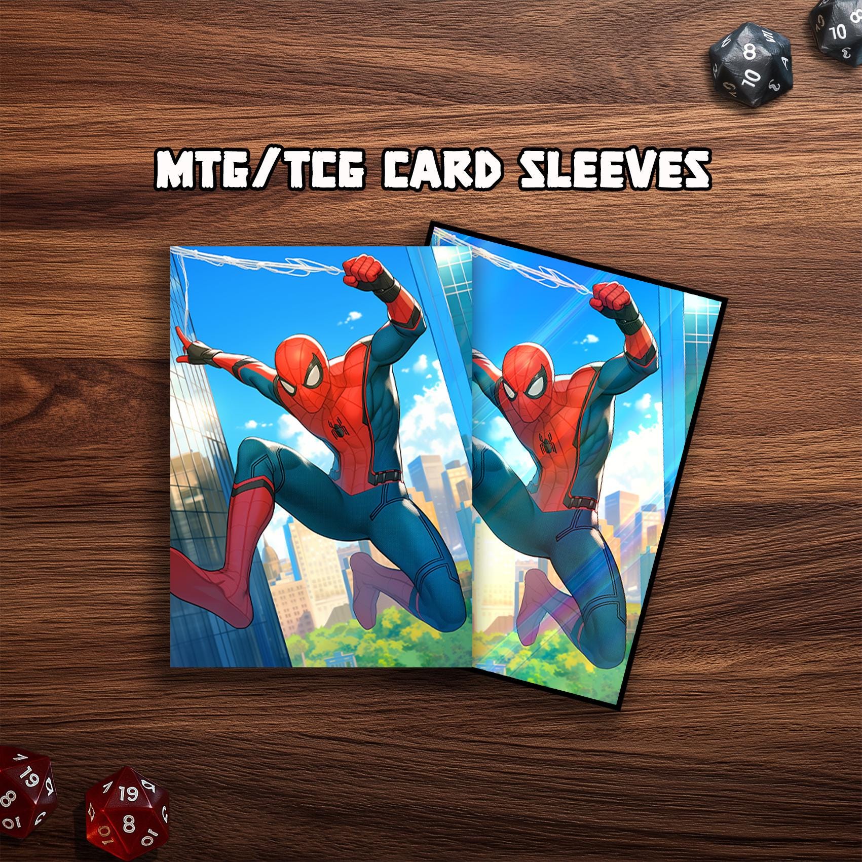 Spider-man Card Sleeves: MTG, TCG Standard Size,3.6"x2.6" - Etsy