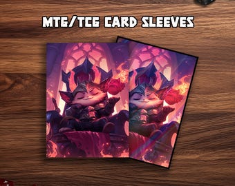 Riftbound Card Sleeves, Big Demon Teemo ,fit for All MTG/TCG Cards,3.6"x2.6"  - Etsy