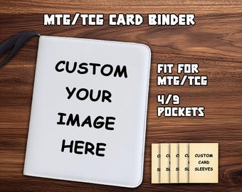 mtg card binder sleeves Trading With Ring Binders And Fit Standard Size Trading Cards Measuring 2 Mini Binder 4 Pocket Side