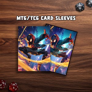 Miles Morales Card Sleeves: MTG, TCG Standard Size,3.6"x2.6" - Etsy Israel Miles Morales Card Sleeves: MTG, TCG Standard Size,3.6"x2.6" - Etsy Israel