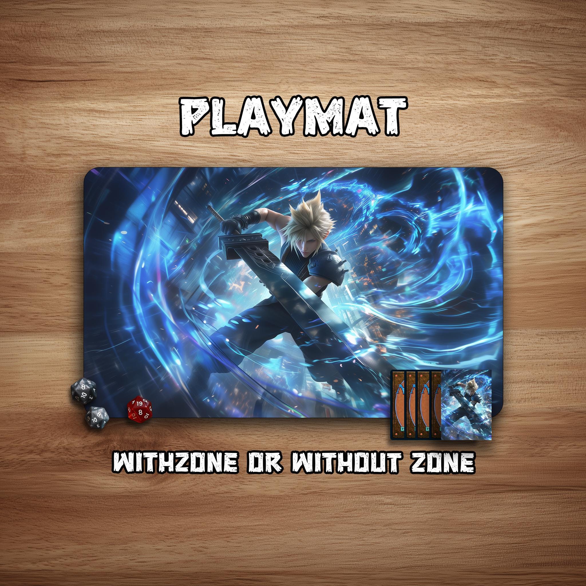 Cloud Strife Playmat - Etsy