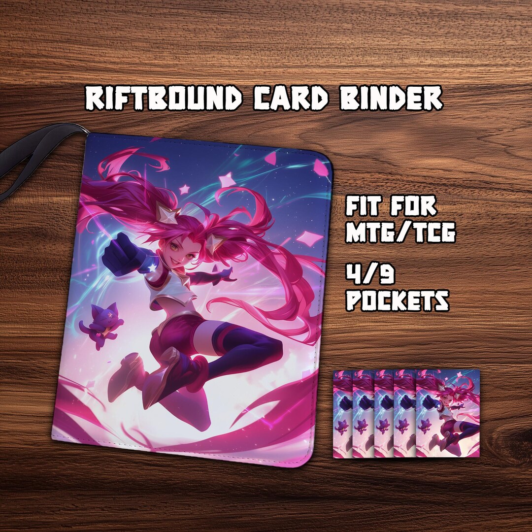 Riftbound 4/9 - Pocket Card Binder, Star Guardian Jinx , Fit for MTG ...