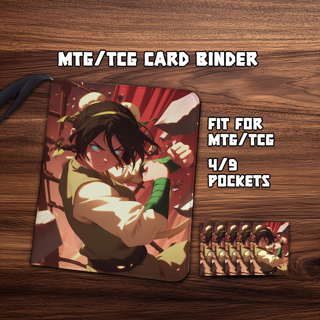 atla card binder Avatar The Last Airbender Play Booster Box Card Binder, 9 Pocket Trading