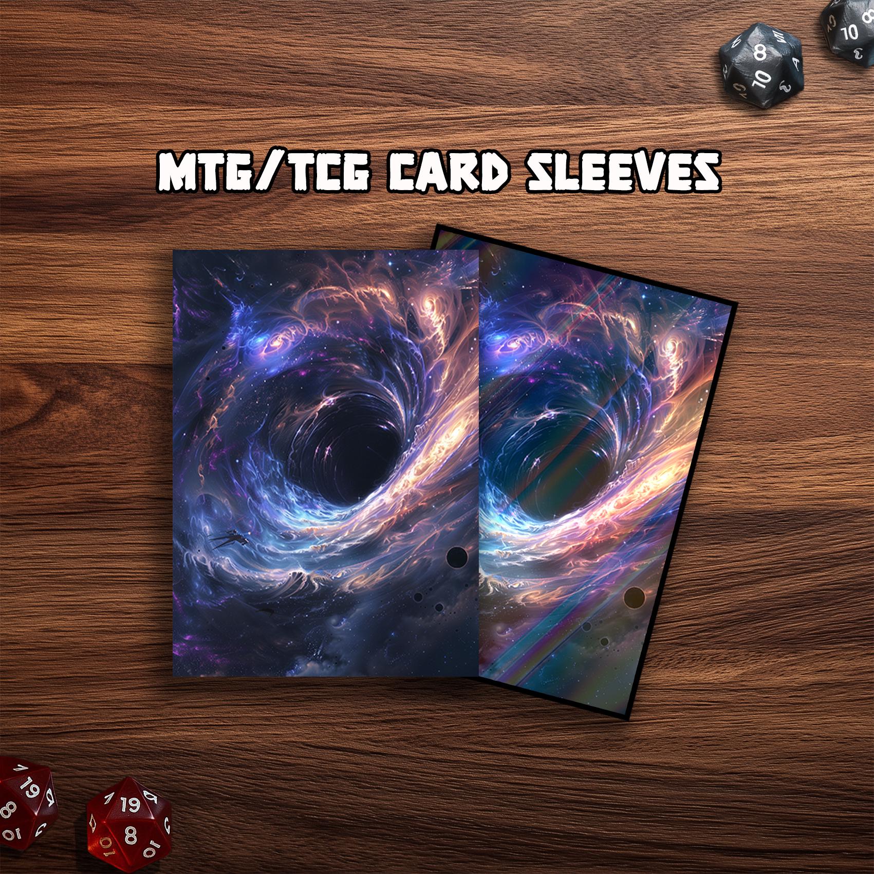 space themed card sleeves Deep Rock Galactic