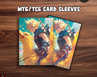 cloud mtg card sleeves Amazon.com: Ultra PRO - Final Fantasy x Universes Beyond Cloud, Ex-Soldier  105ct APEX Deck Protector™ Sleeves for Magic: The Gathering main image 1