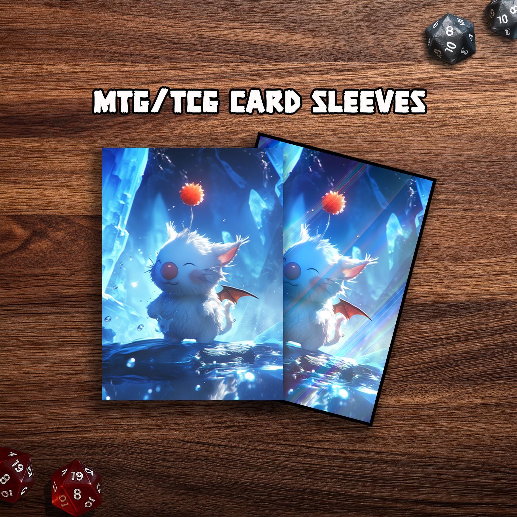 MTG Card Sleeves, Moogle ,fit for All TCG Cards,3.6"x2.6" - Etsy UK