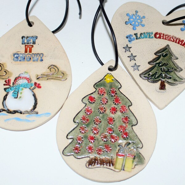 Pottery Ornament Etsy