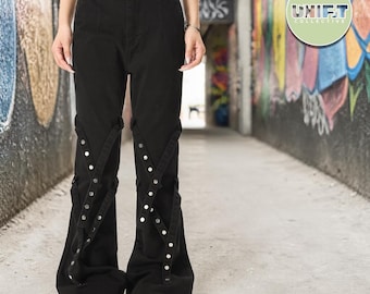 Uitlopende cargobroek | Casual slim-fit broek | Dagelijkse kleding | Y2K streetwear-stijl