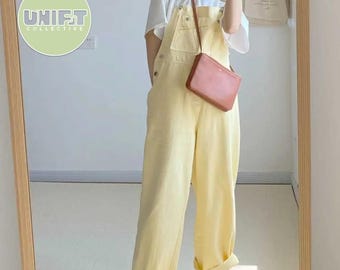 Wijde overalls | Koreaanse streetwear utility-jumpsuit | Casual losse alledaagse outfit | Chique stijl