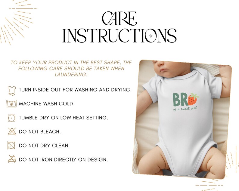Care instructions mockup for strawberry birthday comfort colors shirts, berry sweet one mommy and me matching family tee washing guide