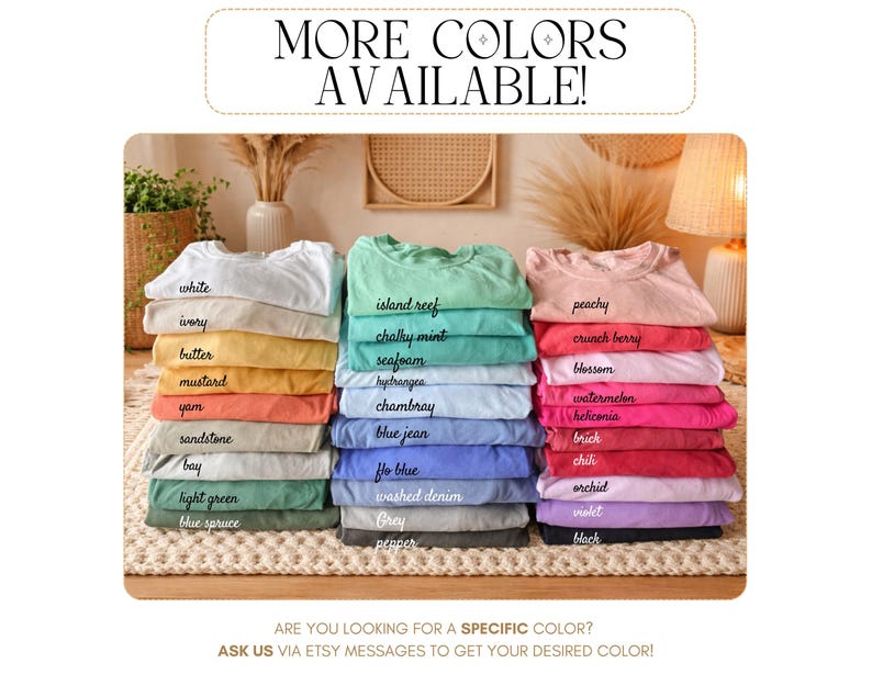 material details for comfort colors aunt shirt, soft cotton raccoon graphic tee, high quality fabric info
