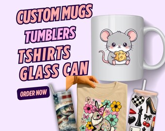 Imágenes PNG personalizadas para imprimir, ideales para camisetas, tazas, vasos, latas de vidrio, regalos, pequeños negocios y proyectos de bricolaje.